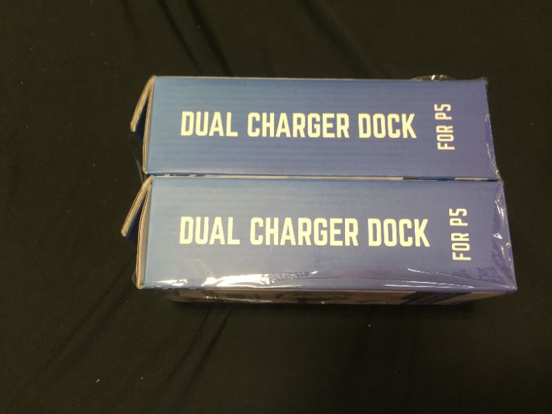 Photo 1 of 2 pack of PS5 controller chargers