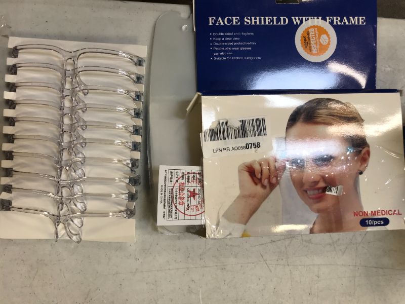 Photo 1 of 10 FACE SHIELDS WITH FRAME