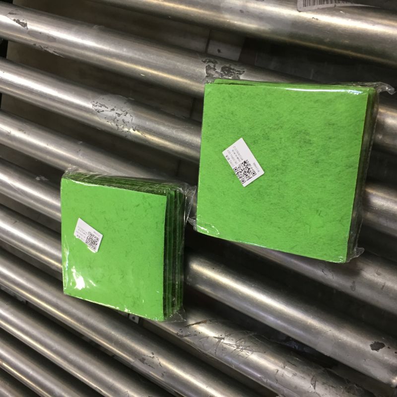Photo 1 of 10PCS OF GREEN GRASS SQUARES