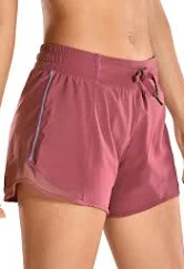 Photo 1 of 2 pack CRZ YOGA QuickDry Loose Running Shorts  254 Sports Workout Shorts for Women Gym Athletic Shorts with Pocket
size large