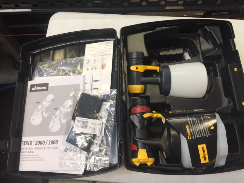 Photo 3 of Wagner Flexio 3000 HVLP Paint Sprayer NOZZLES AND CANISTERS ONLY