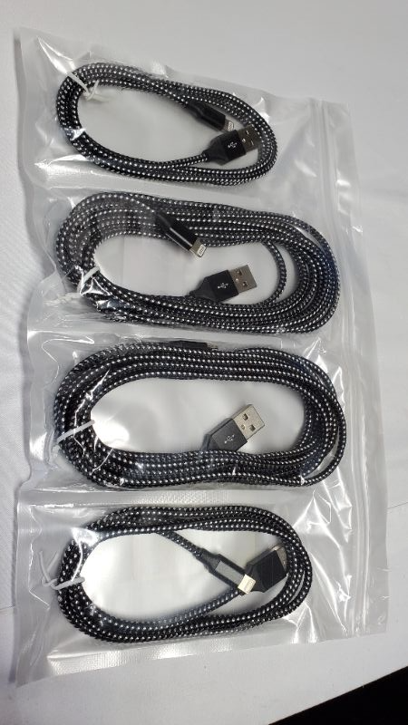 Photo 1 of 4PK IPHONE CHARGERS