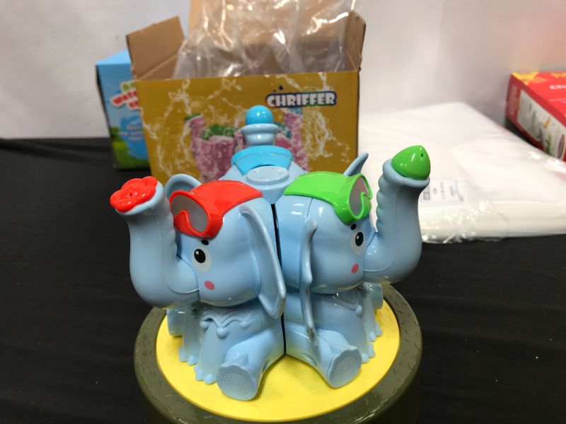 Photo 1 of 2 pack of Small carousel elephant sprinkler sprayer for kids