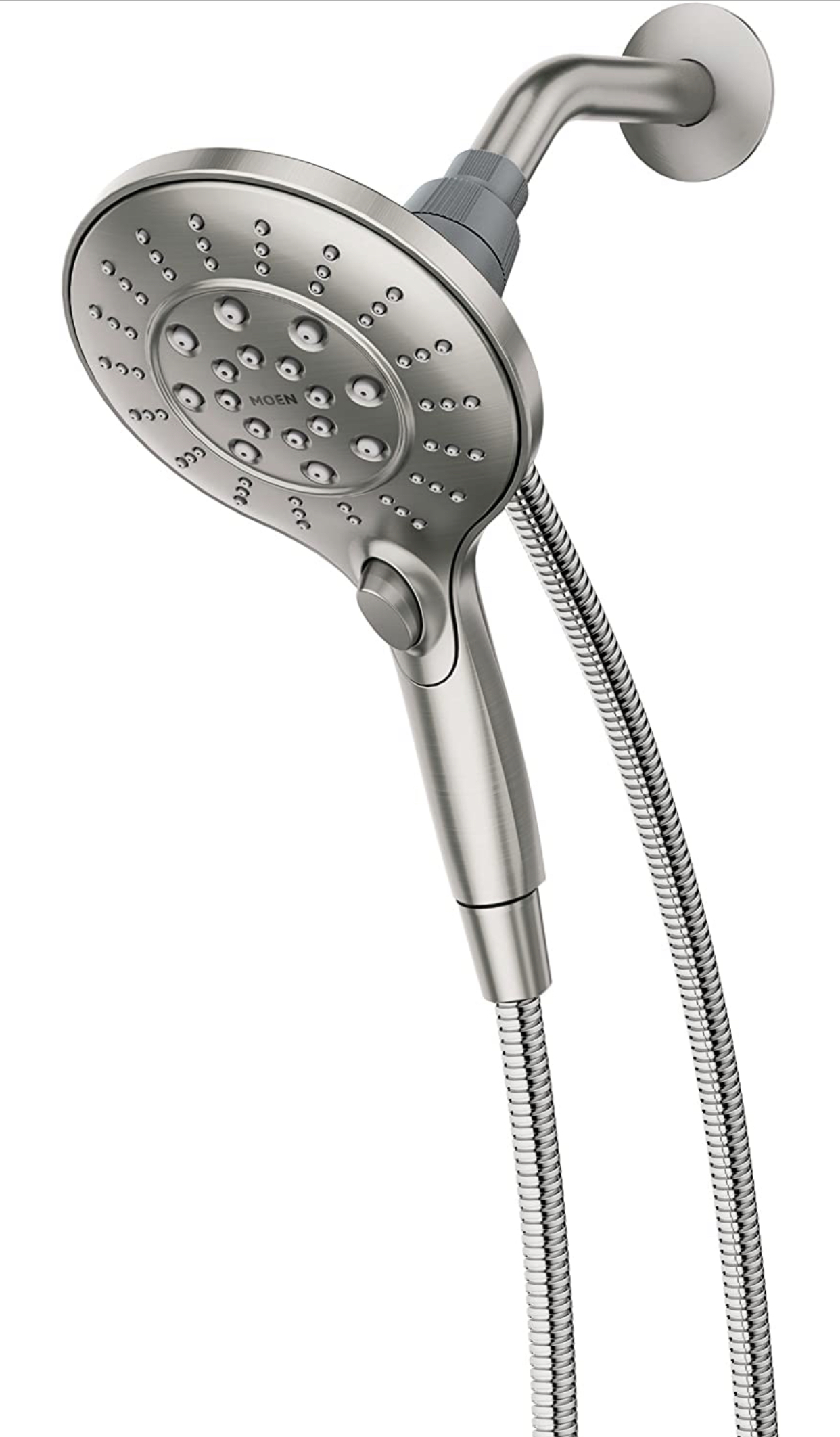 Photo 1 of Moen 26112SRN Engage Magnetix SixFunction 55Inch Handheld Showerhead with Magnetic Docking System Spot Resist Brushed Nickel
