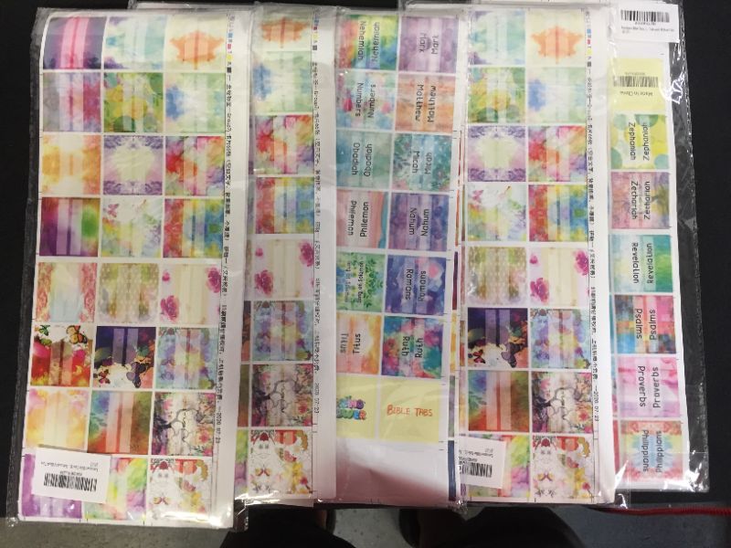 Photo 1 of 5pack of laminated bible tabs