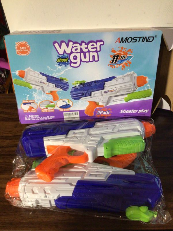 Photo 2 of 2 pack water squirt guns allows kids to play with their parents friends siblings