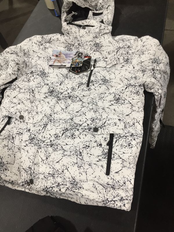 Photo 2 of ARCTIC QUEEN Mens Womens Ski Jacket Ski  Snowboard Winter Sports Outdoor Thermal Warm Waterproof Windproof Winter Jacket Ski Wear  Long Sleeve  Athleisure  Floral Botanical