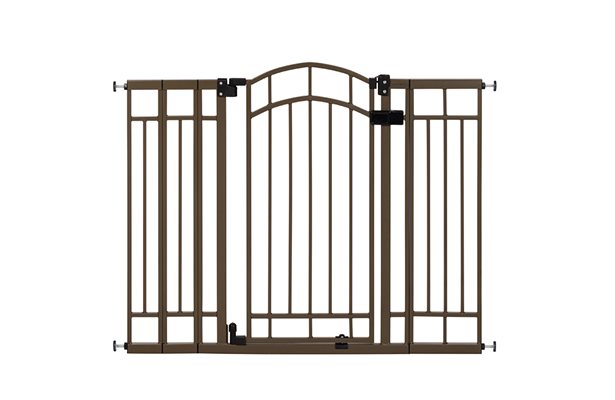 Photo 1 of MultiUse Decorative Extra Tall WalkThru Baby Gate Bronze