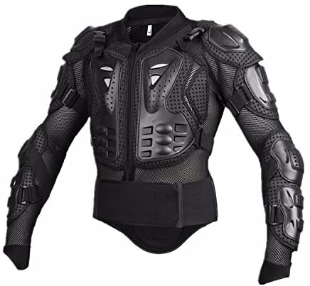 Photo 1 of Motorcycle Full Body Armor Protective Jacket Guard ATV Motocross Gear Shirt Black Size M