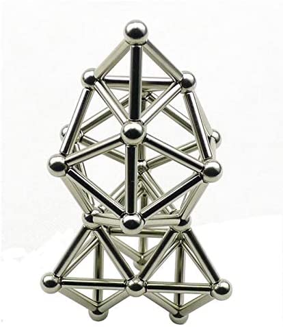Photo 1 of 20 PK Magnetic Building Blocks Set with Sticks and Balls Brain Training Relief Stress for Kids and Adults