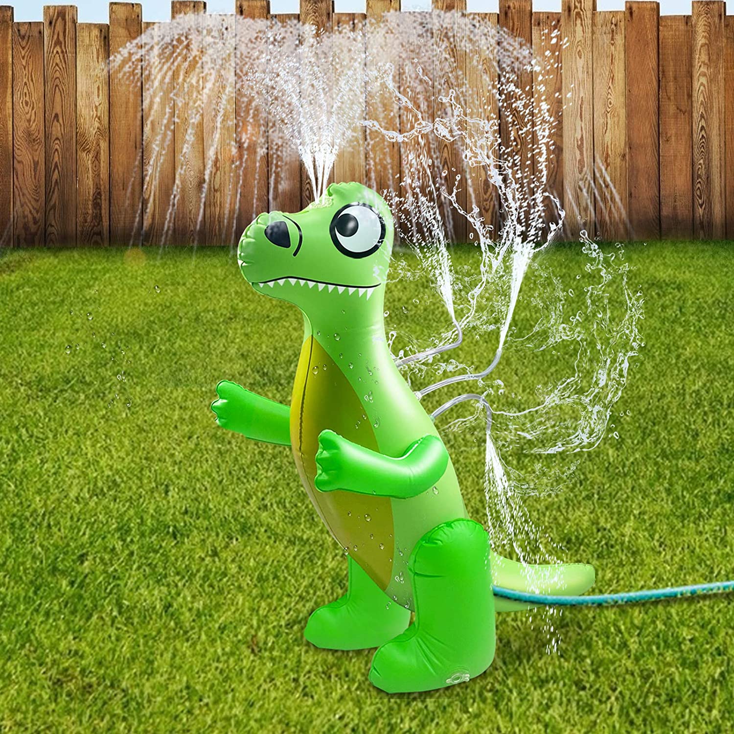 Photo 1 of AMENON Inflatable Dinosaur Yard Sprinkler 315 inch