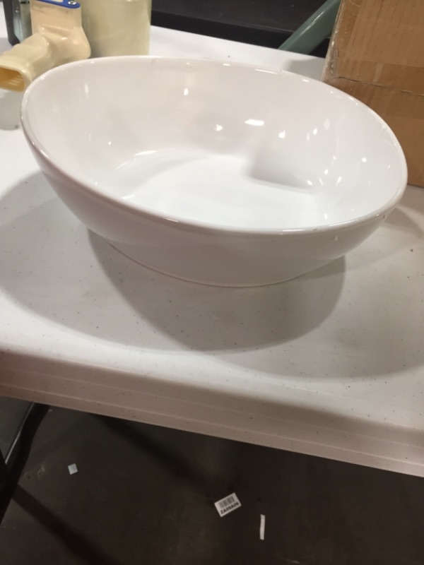 Photo 2 of Gibson Home Gracious Dining Dinnerware 3pc Chip  Dip Set with Metal Rack White
