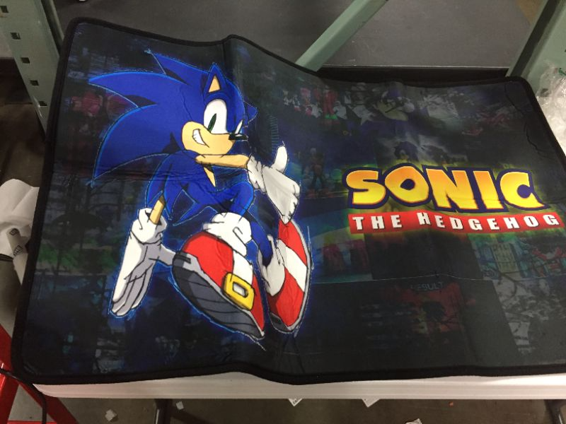 Photo 2 of Sonic The Hedgehog 21 Home Decoration Large Rug Floor Carpet Yoga Mat Modern Area Rug for Children Kid Playroom Bedroom 36 x 24 inch