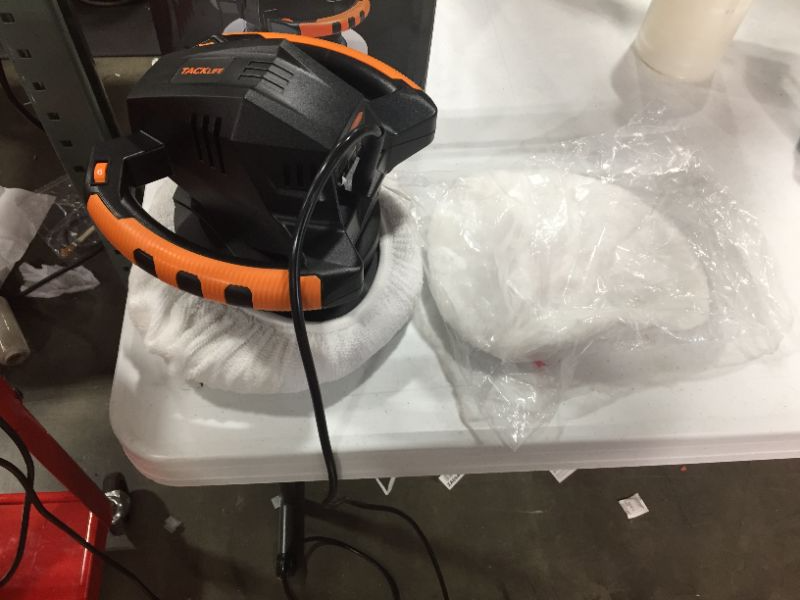 Photo 2 of Waxer Polisher 11Amp 10Inch Dual Action Random Orbital Car Buffer Polisher Waxer 10Ft Power Cord Variable Speed With Polisher Pad Bonnets and Gloves Ideal for Car Waxing  TCP01A