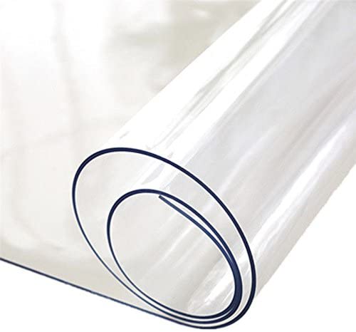 Photo 1 of Desk Mat 35 x 20 Clear PVC Rectangular Table Cover Table Mat Protector NonSlip Desk Pad for Office or Home Kitchen Com