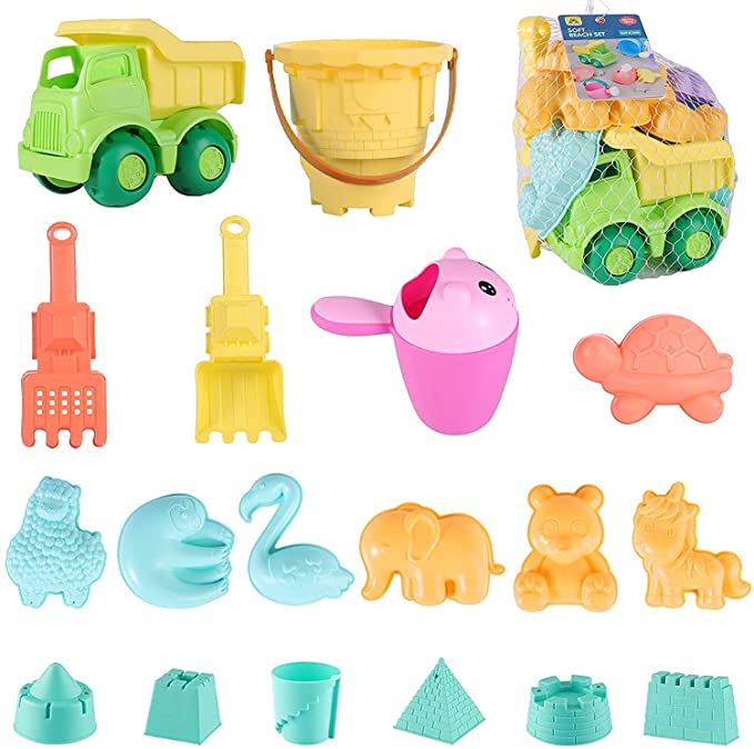 Photo 1 of 2PC LOT
cjc Beach Sand Truck Toy SetDump TruckBucketShovelsRakesWatering CanCastle MoldAnimal MoldsSandbox Toys for Kids ToddlersOutdoor Indoor Play Gift for Boys and Girls

Lehoo Castle Water Blasters4 Pack Foam Water Squirt for Kids AdultsSuper Soaker W