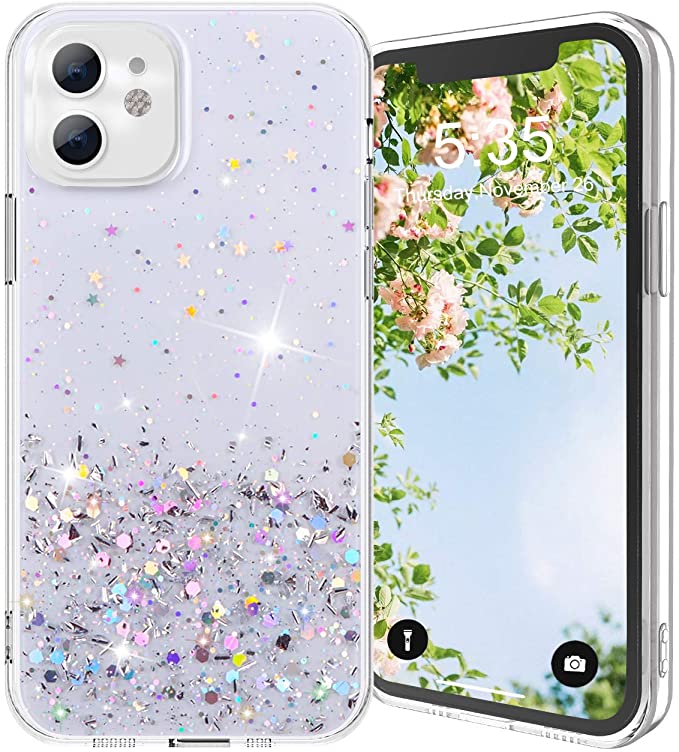 Photo 1 of 2PC LOT
AKUDY Crystal Glitter Case for iPhone 12 CaseiPhone 12 Pro Case 2020 Soft  Flexible TPU Cover Shiny Sparkling Case Women Girls  61 Inch

WOGROO Samsung Galaxy S21 CaseShockproof Matte Acrylic Slim Fit Protective ScratchResisitant Black Cell Phone 