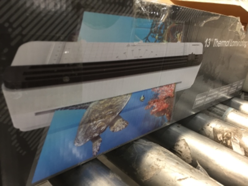 Photo 1 of 13 Inches Laminator Machine  A3 Laminating Machine 

PREVIOUSLY OPENED NEW TESTED PRODUCT PRODUCT TURNS ON  WORKS