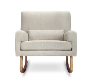 Photo 1 of Nursery Works Sleepytime Rocker with Light Legs in Oatmeal Linen