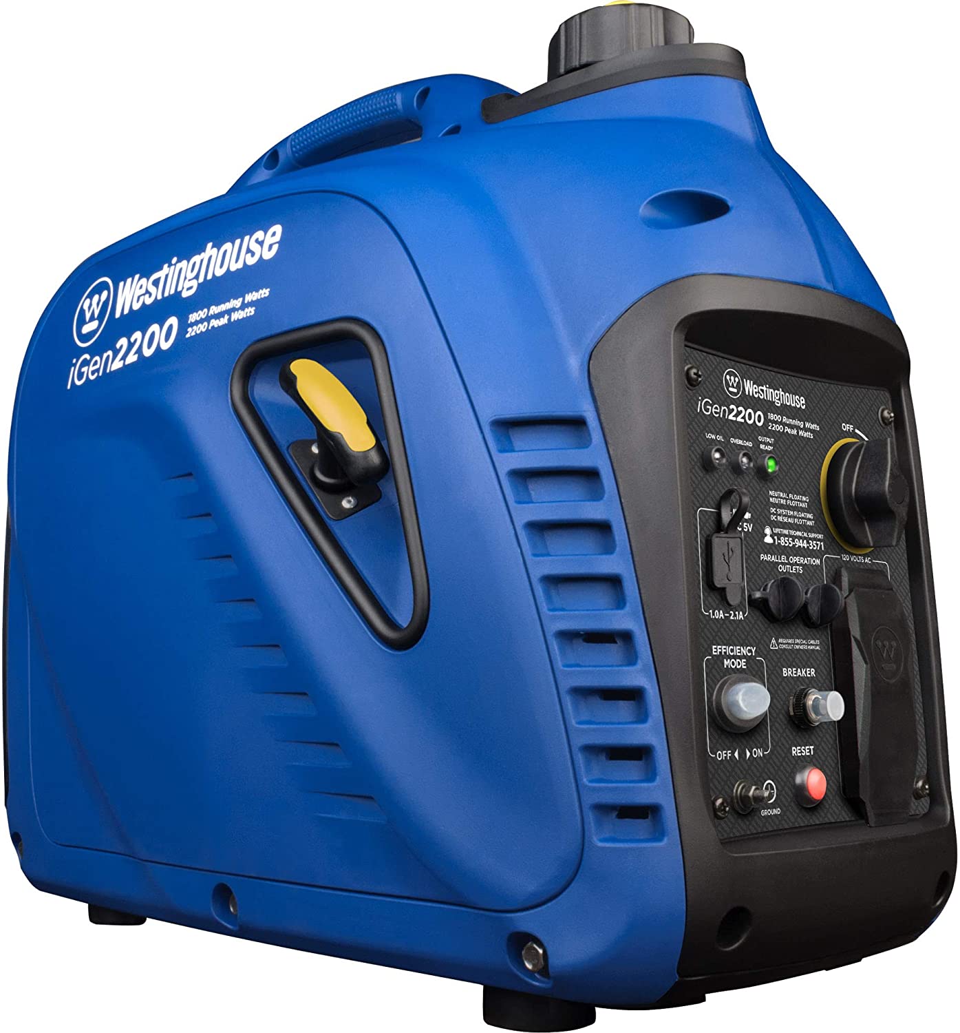 Photo 1 of Westinghouse iGen2200 Super Quiet Portable Inverter Generator 1800 Rated  2200 Peak Watts Gas Powered CARB Compliant