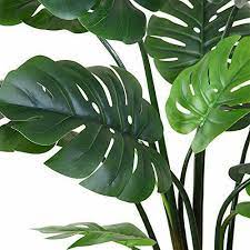 Photo 1 of Fopamtri Artificial Monstera Deliciosa Plant 43 Fake Tropical Palm