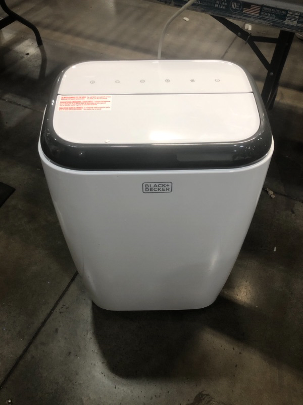 Photo 1 of BLACKDECKER BPP05WTB Portable Air Conditioner with Remote Control 5000 BTU SACCCEC 8000 BTU ASHRAE White