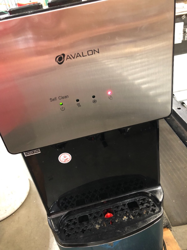 Photo 2 of **PARTS ONLY** Avalon Limited Edition Self Cleaning Water Cooler Dispenser 3 Temperature Settings  Hot Cold  Cool Water Durable Stainless Steel Construction Bottom Loading  ULEnergy Star Approved