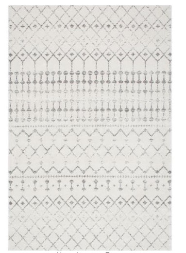 Photo 1 of Nuloom Blythe Modern Moroccan Trellis Gray 3 ft x 5 ft Area Rug