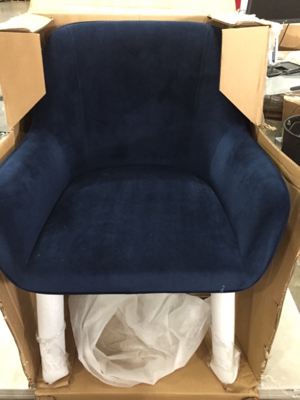Photo 1 of Amazon Brand  Rivet Julie MidCentury Modern Dining Room Accent Chair with Arms