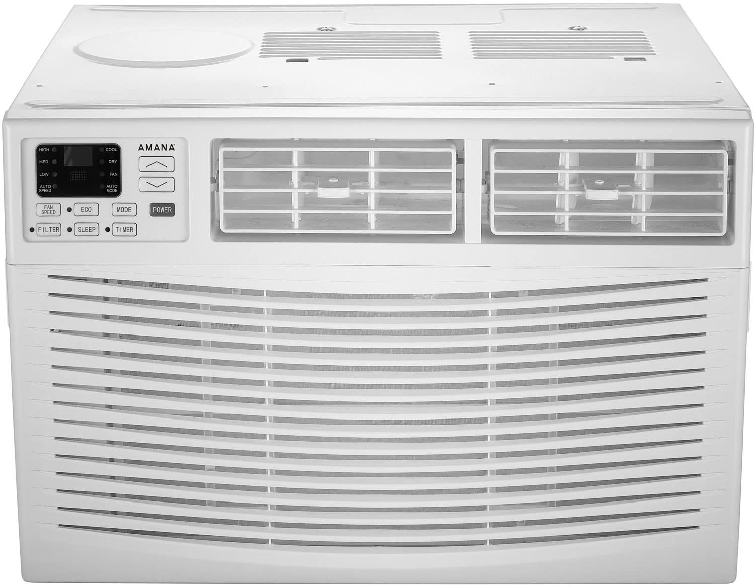 Photo 1 of AMANA 15000 BTU 115V WindowMounted Air Conditioner with Remote Control White BLOWS HOT AIR AND MAKES A LOUD NOISE