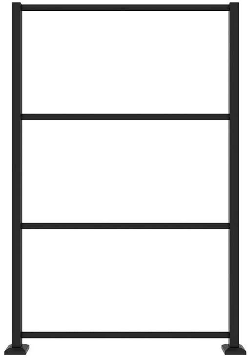 Photo 1 of Barrette Outdoor Living 73040779 Matte Black Decorative Screen Panel Frame Kit