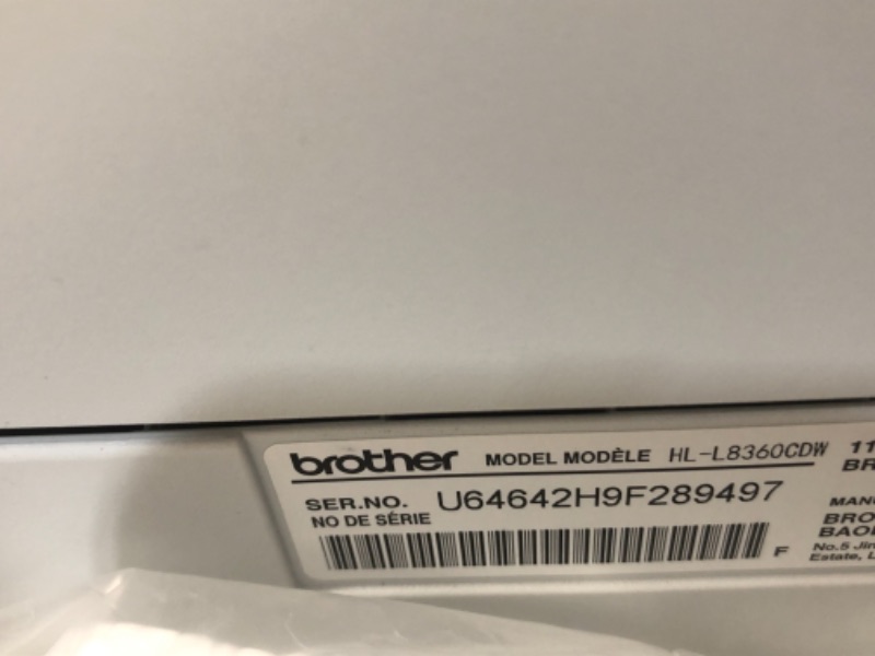 Photo 1 of Brother Business Color Laser Printer HLL8360CDW Wireless Networking Automatic Duplex Printing Mobile Printing Cloud printing
