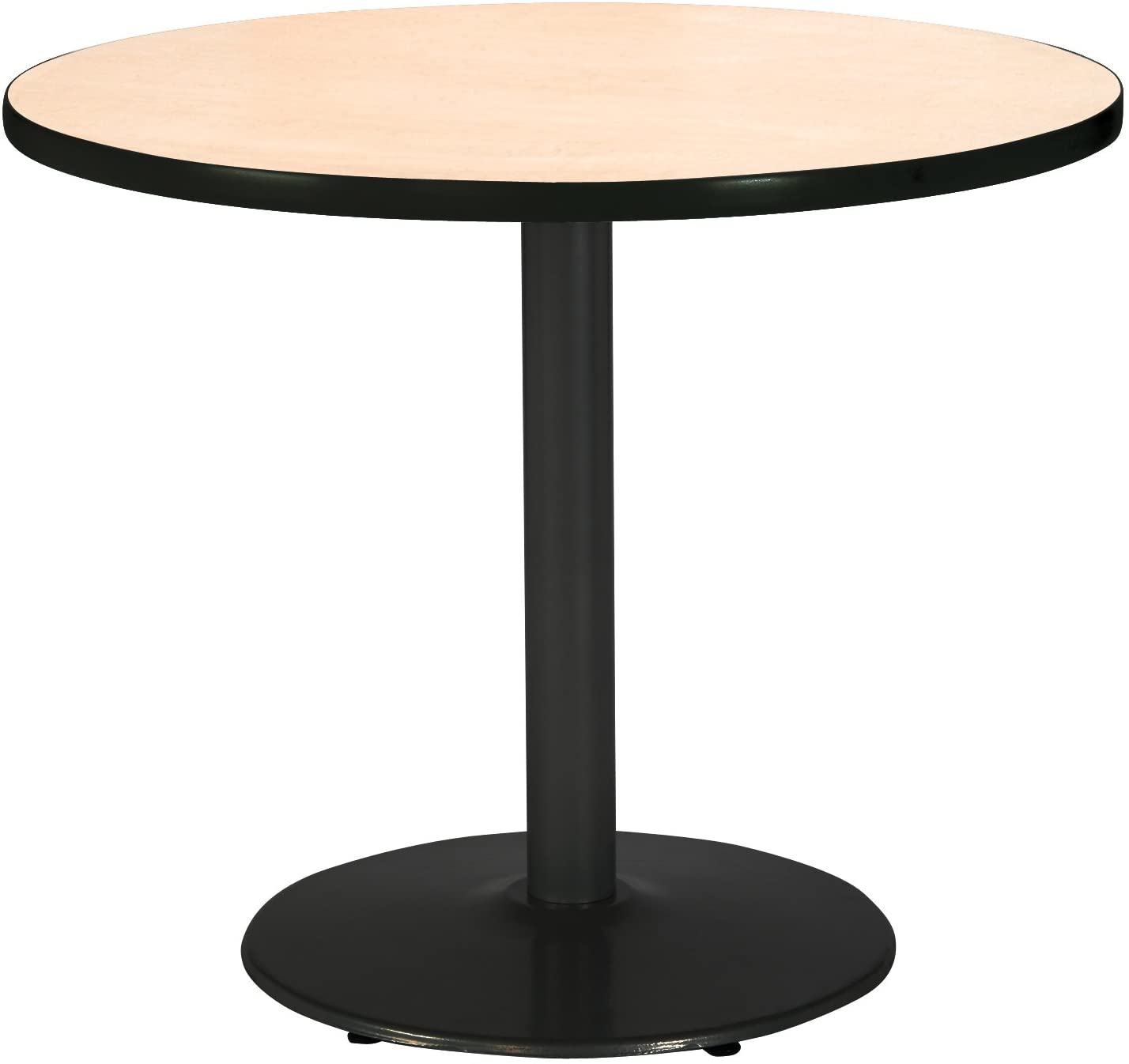 Photo 1 of TOP ONLY
KFI Seating Round Black Base Pedestal Table with Top Natural 42