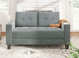 Photo 1 of GFD Home  Morden Style Couch Furniture Upholstered Loveseat In Gray