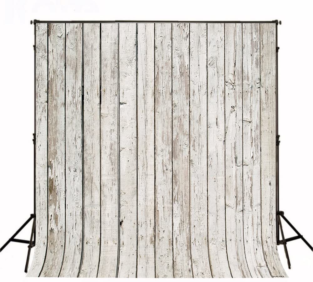 Photo 1 of Kate 5x7ft Retro Grey Wood Backdrop Rustic Shiplap Backdrops Wooden Floor Photo Background