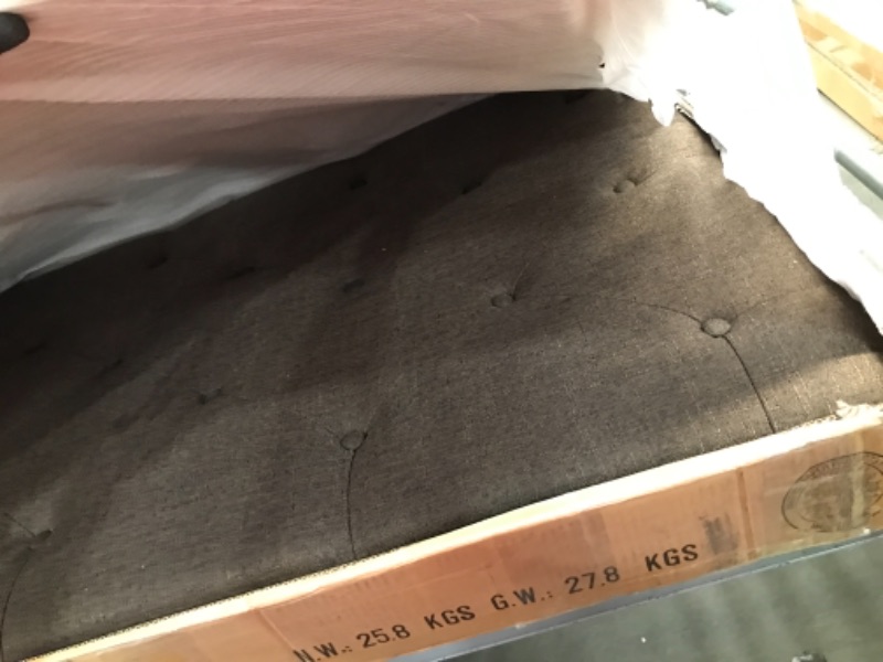 Photo 1 of incompleteHome Life furBed00007_Cloth_Brown_Full Platform Bed
box 1of 2