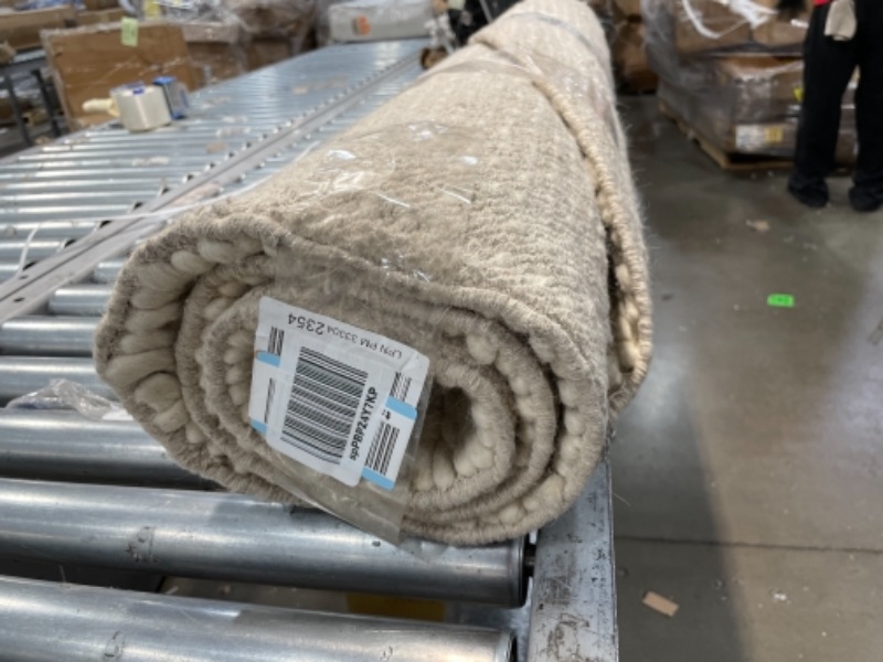 Photo 1 of nuLOOM Rigo Hand Farmhouse Jute Area Rug 5 x 8 Oval Offwhite