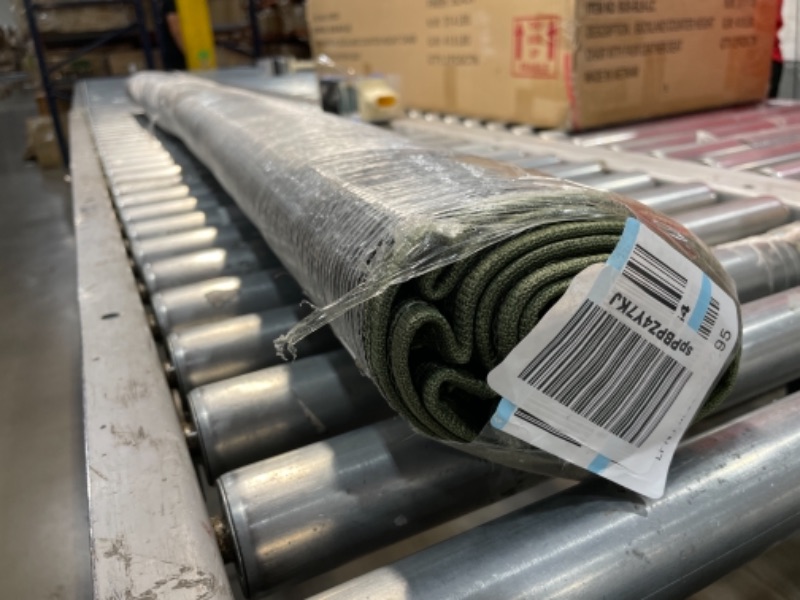 Photo 1 of iCustomRug IndoorOutdoor Turf Rugs and Runners in Green 6X8 Low Pile Artificial Grass with Bound PreFinished Edges  Available in Many Other Sizes and Widths