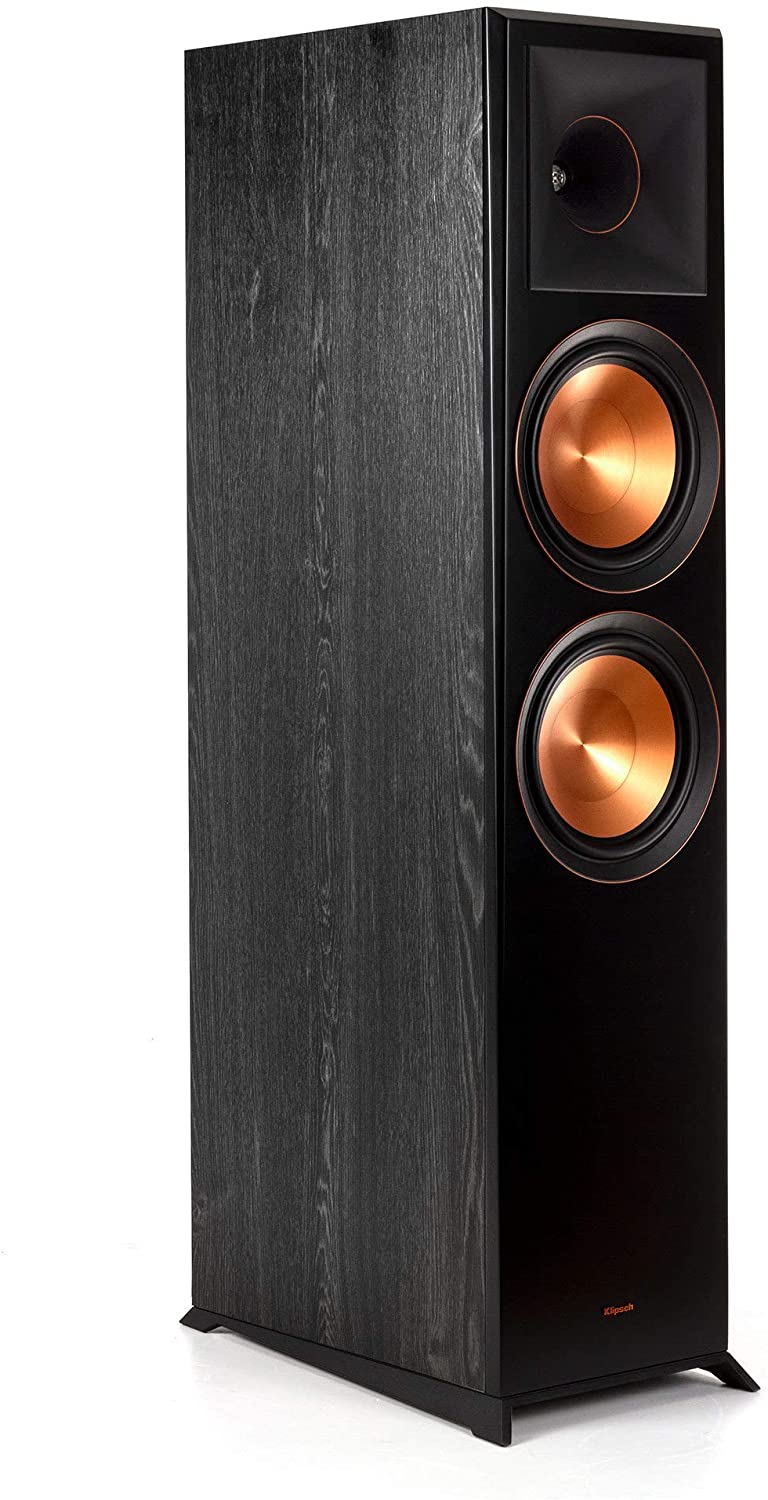 Photo 1 of Klipsch RP8000F Reference Premiere Floorstanding Speaker  Each Ebony DAMAGED PLEASE SEE PHOTOS