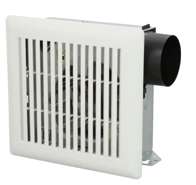 Photo 1 of 50 CFM CeilingWall Mount Bathroom Exhaust Fan