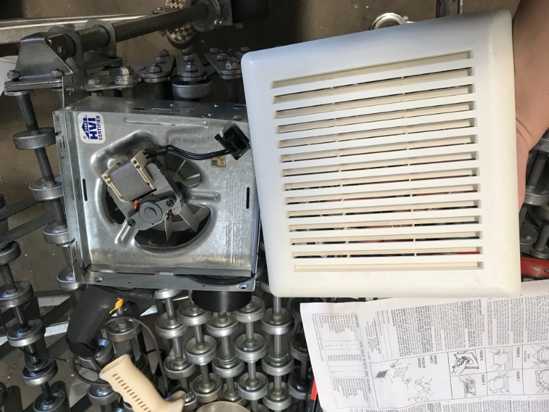 Photo 2 of 50 CFM CeilingWall Mount Bathroom Exhaust Fan