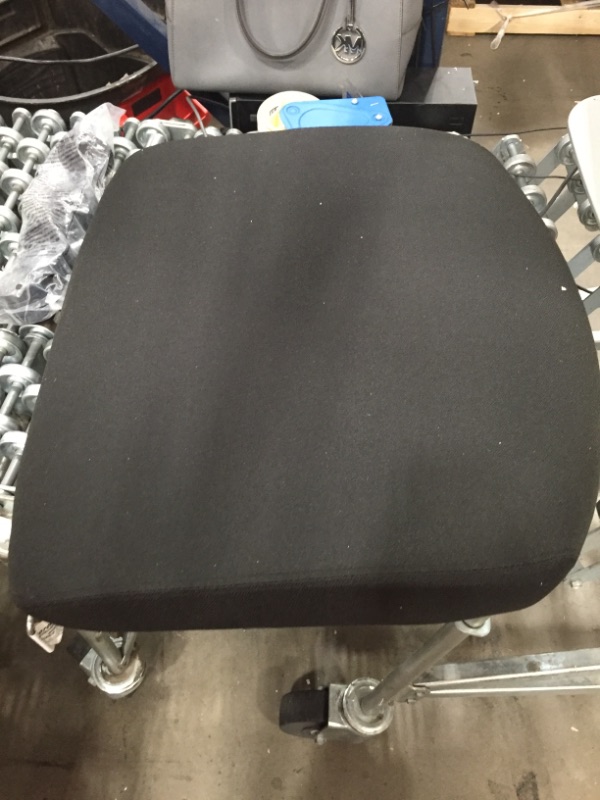 Photo 1 of Amazon Basics Ergonomic HighBack Reclining Mesh Office Chair  Fabric Seat with Adjustable Lumbar Support Black
PREVIOUSLY OPENED MISSING HARDWARE MISSING COMPONENTS PARTS ONLY