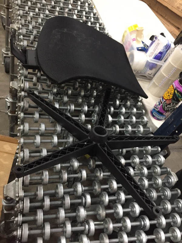 Photo 1 of Amazon Basics Ergonomic HighBack Reclining Mesh Office Chair  Fabric Seat with Adjustable Lumbar Support Black
PREVIOUSLY OPENED MISSING HARDWARE MISSING COMPONENTS PARTS ONLY