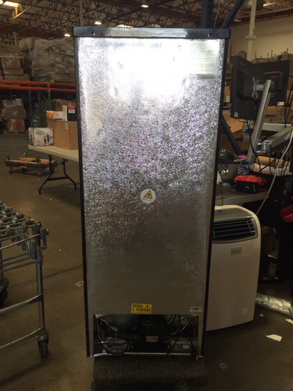Photo 2 of Frigidaire Efrf696amz Upright Freezer 65 Cu ft Stainless Platinum Design Series HEAVILY DAMAGED PLEASE SEE PHOTOS PARTS ONLY