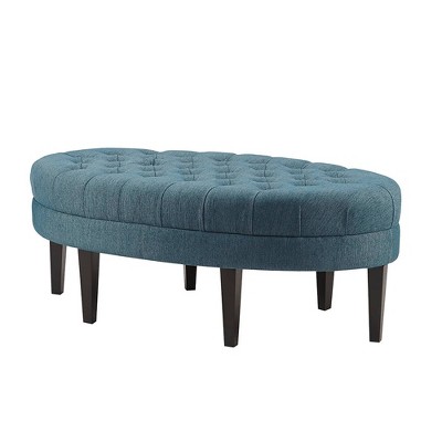 Photo 1 of Matthew Surfboard Tufted Ottoman  Blue