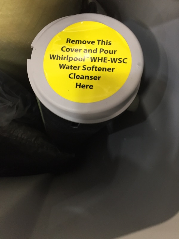 Photo 3 of Whirlpool WHES40E 40000 Grain Water SoftenerBuilt in USASalt Saving TechnologyNSF Certified White