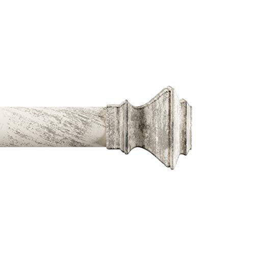 Photo 1 of Lavish Home White 1Inch Curtain Rod