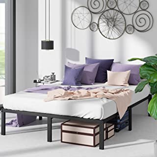 Photo 1 of FULL  Zinus Lorelai 14 Inch Metal Platform Bed Frame  Steel Slat Support  No Box Spring Needed  Underbed Storage