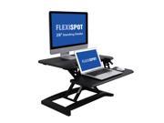 Photo 1 of FlexiSpot AlcoveRiser SittoStand Desk Converter 28W Black