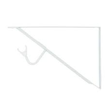 Photo 1 of 95 in x 14 in x 17 in 250 lbs Shelf and Rod Bracket White AS IS 2PK